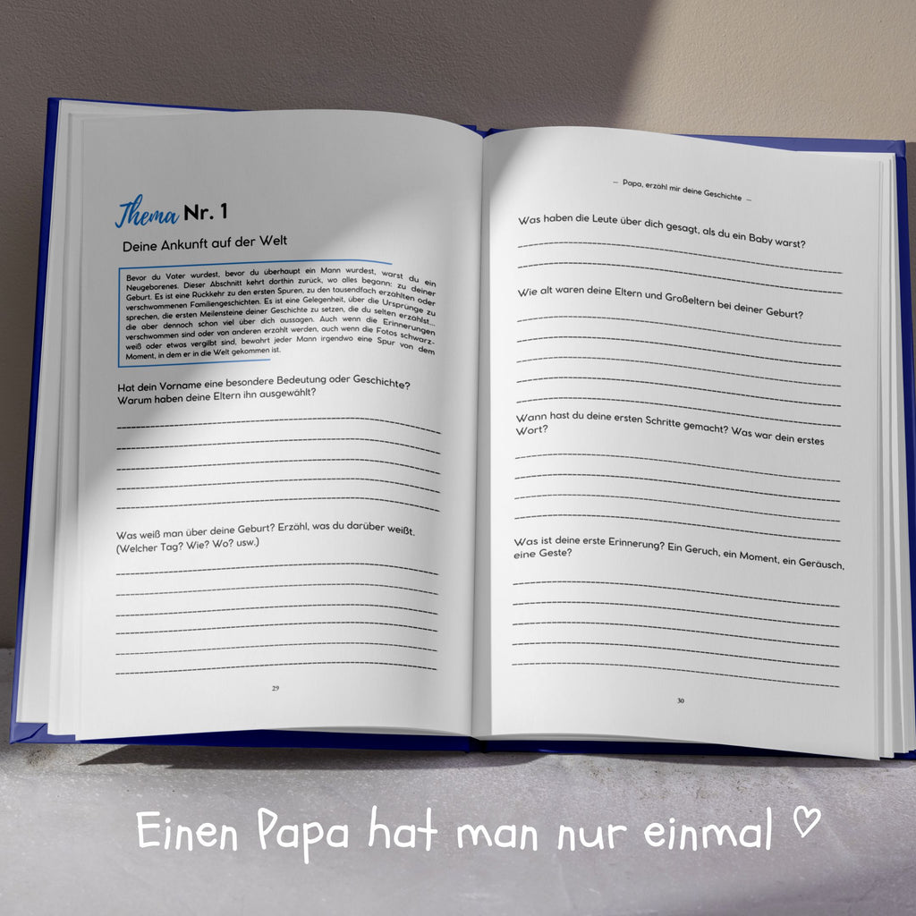 Erinnerungsbuch für Papas
