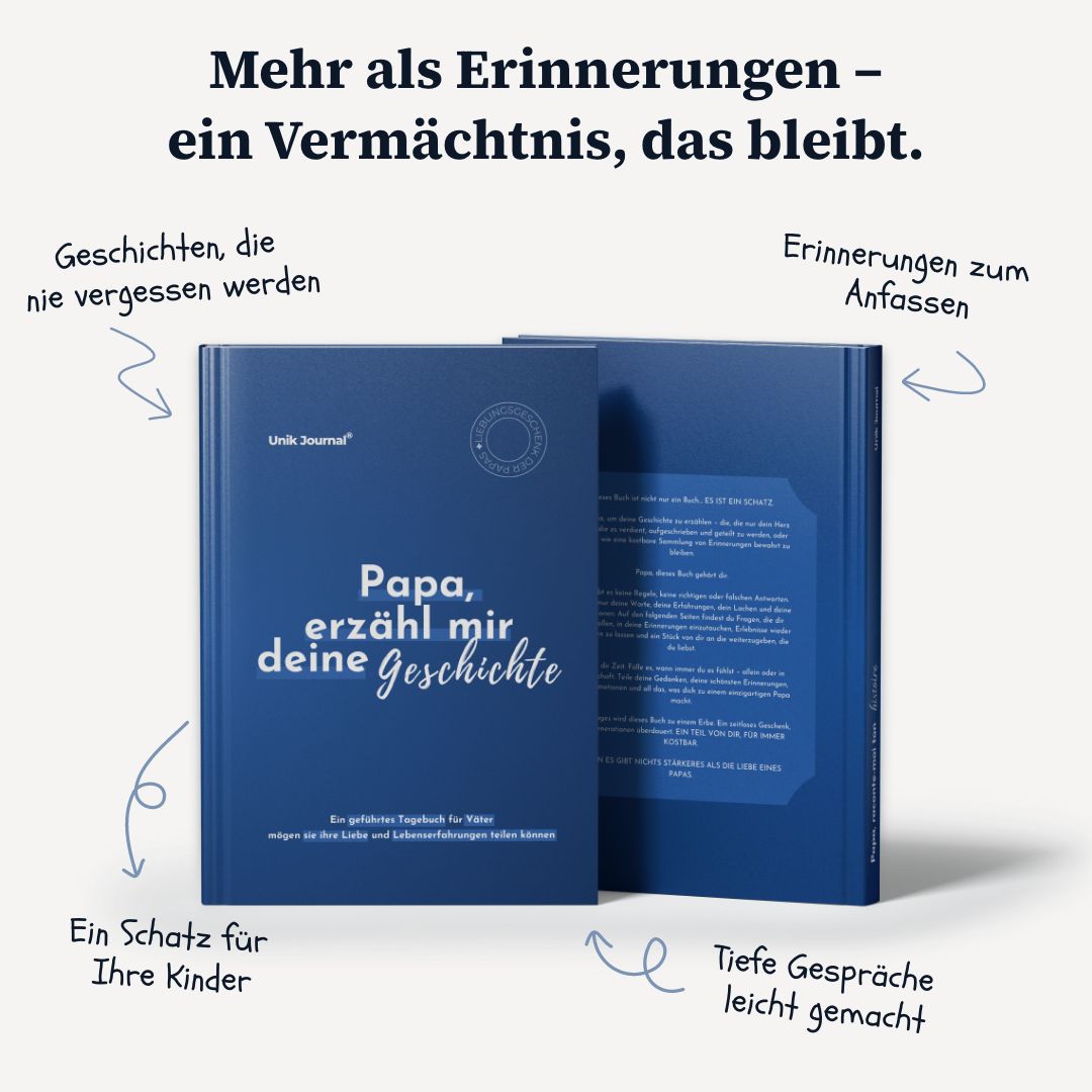 Geführtes Tagebuch - Papa, erzähl mir deine Geschichte
