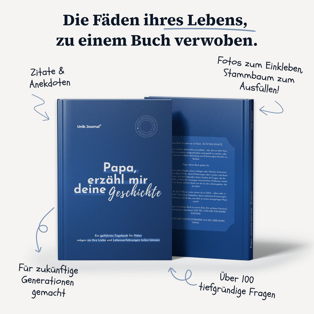 Geführtes Journal - Papa, erzähl mir deine Geschichte