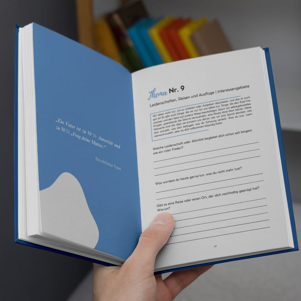 Geführtes Tagebuch - Papa, erzähl mir deine Geschichte