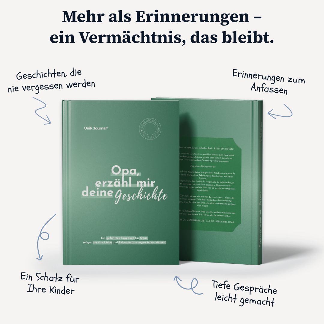 Geführtes Tagebuch - Opa, erzähl mir deine Geschichte