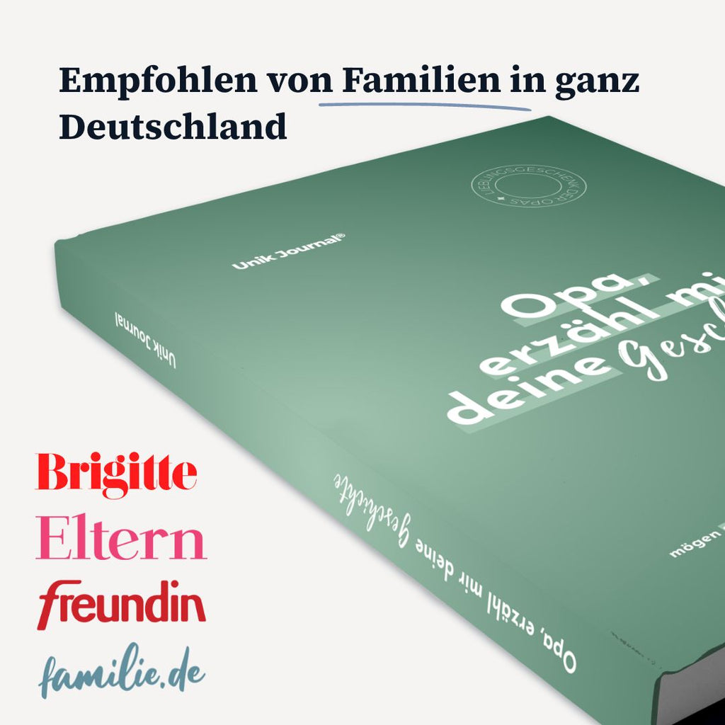 Geführtes Tagebuch - Opa, erzähl mir deine Geschichte