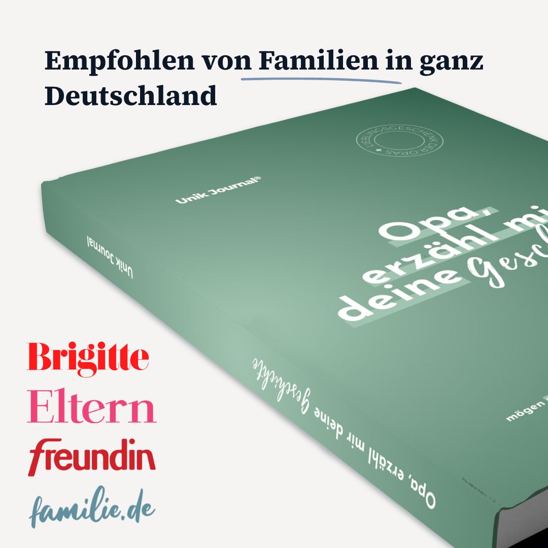 Geführtes Tagebuch - Opa, erzähl mir deine Geschichte