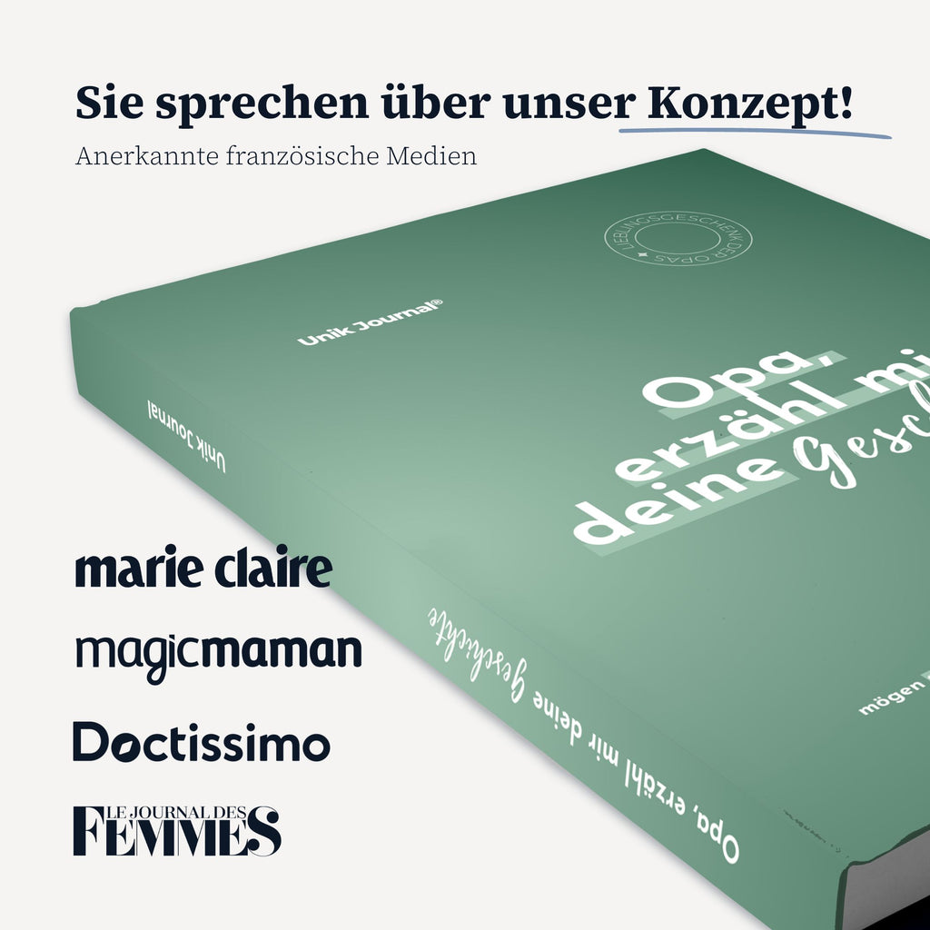 Geführtes Journal - Opa, erzähl mir deine Geschichte