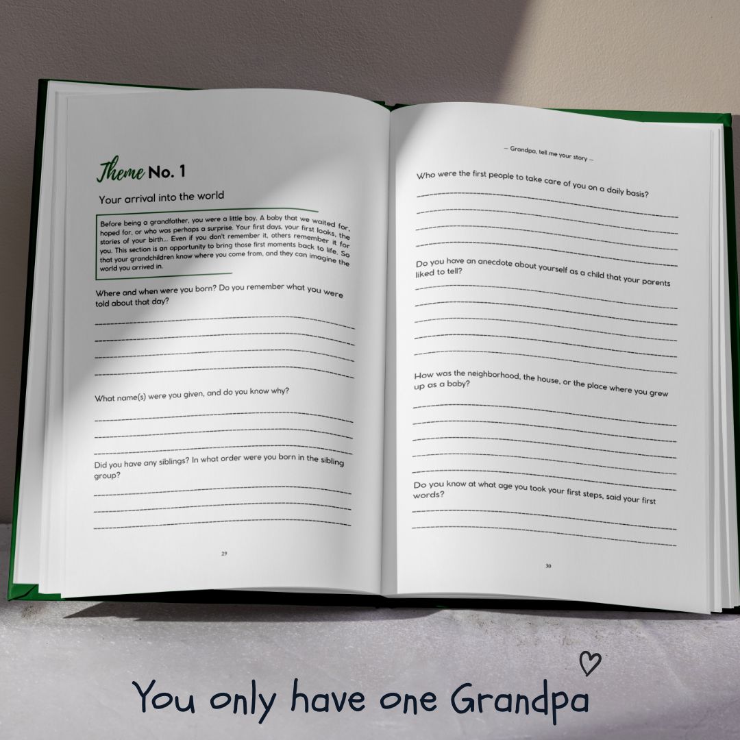 Guided Journal - Grandpa, tell me your story