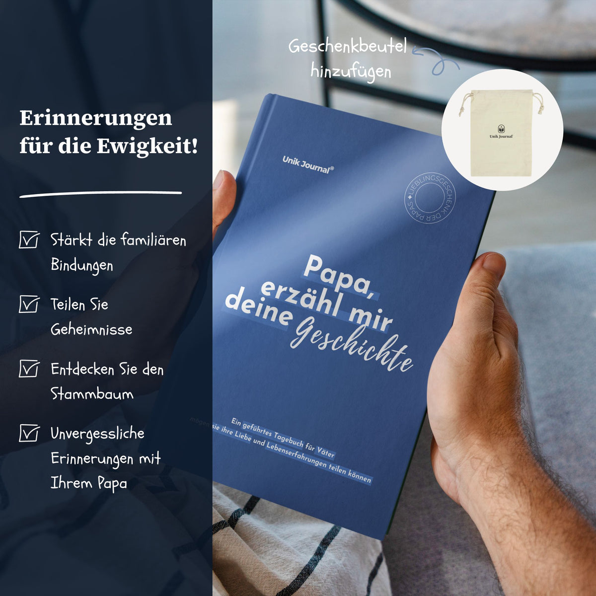 Geführtes Journal - Papa, erzähl mir deine Geschichte