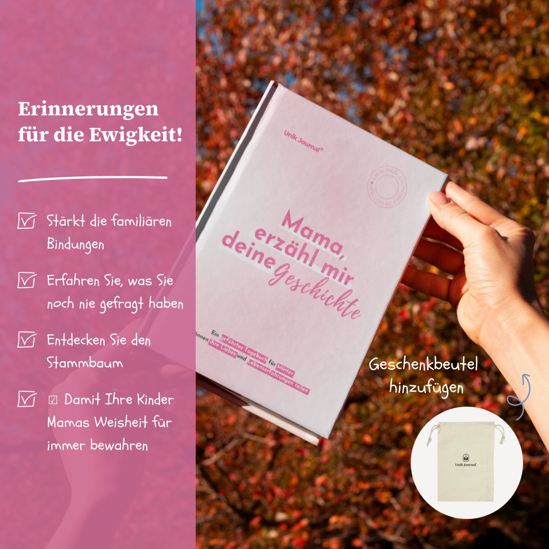 Geführtes Tagebuch - Mama, erzähl mir deine Geschichte