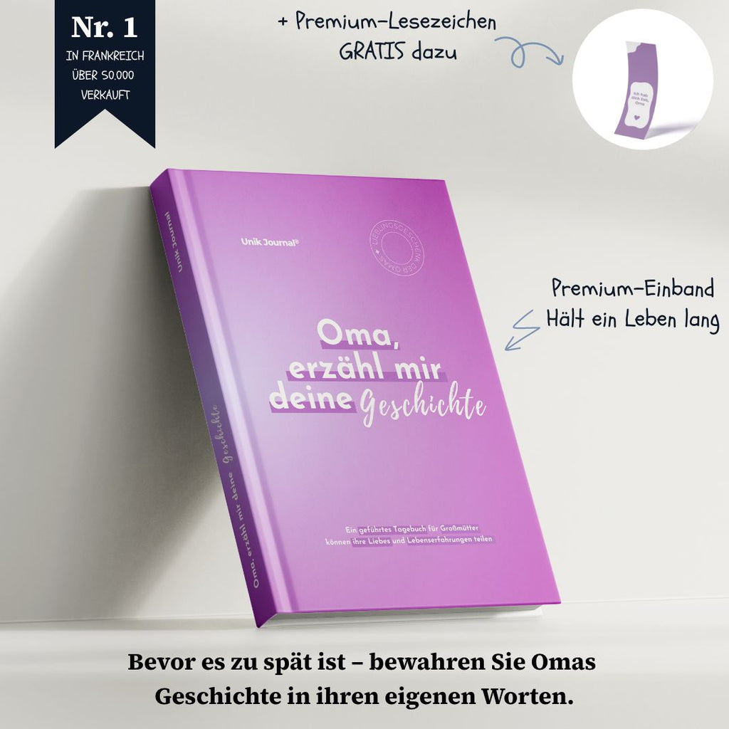 Geführtes Tagebuch - Oma, erzähl mir deine Geschichte