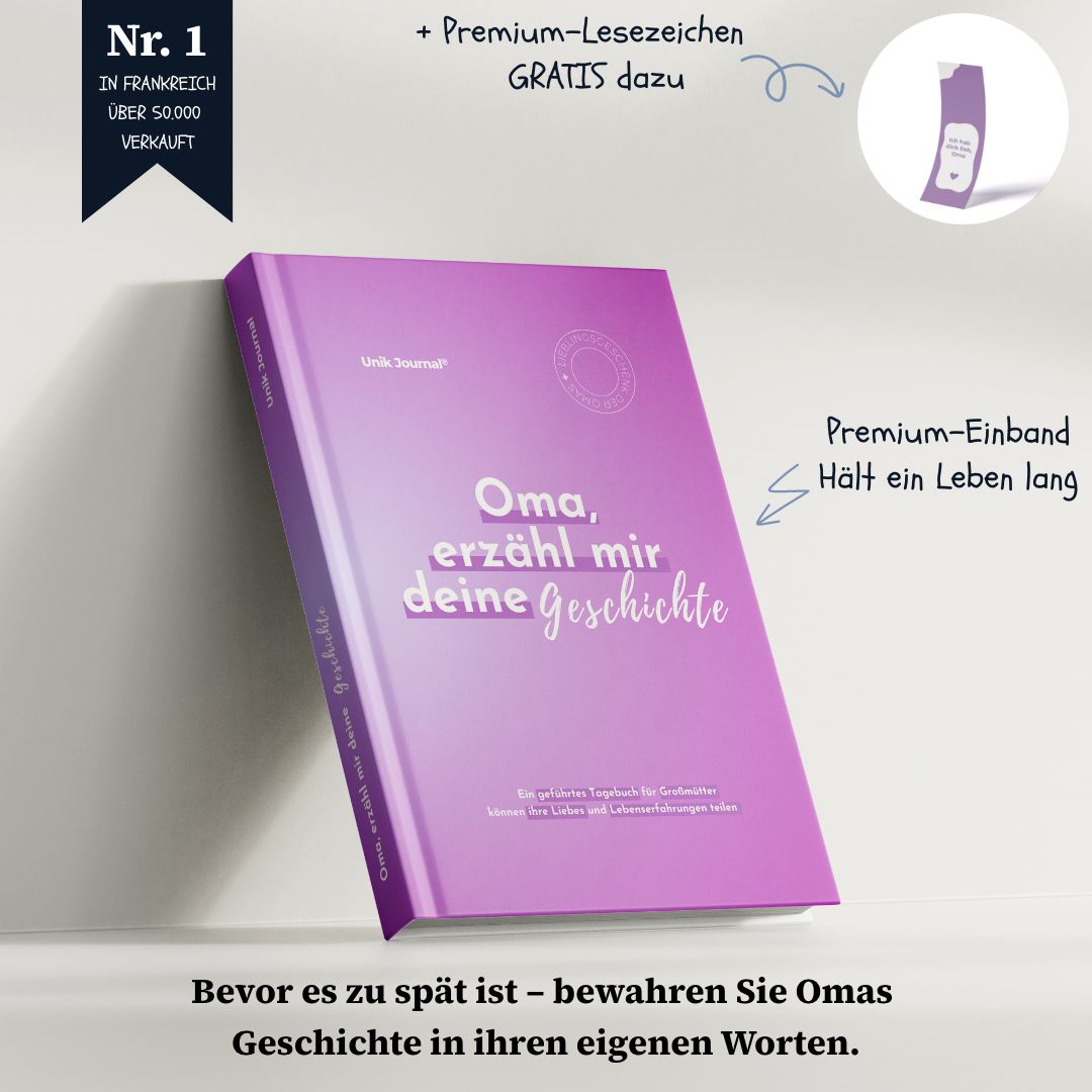 Geführtes Tagebuch - Oma, erzähl mir deine Geschichte