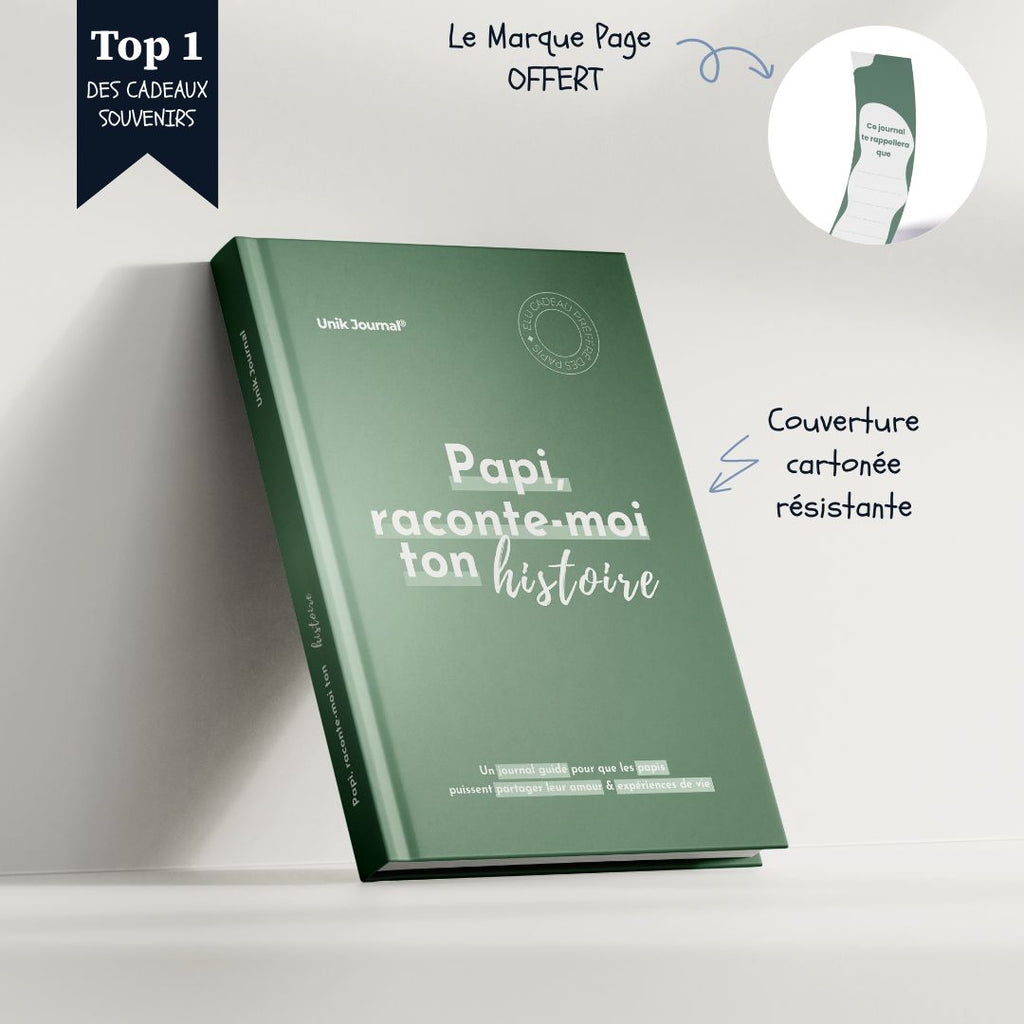 Journal guidé - Papi, raconte-moi ton histoire