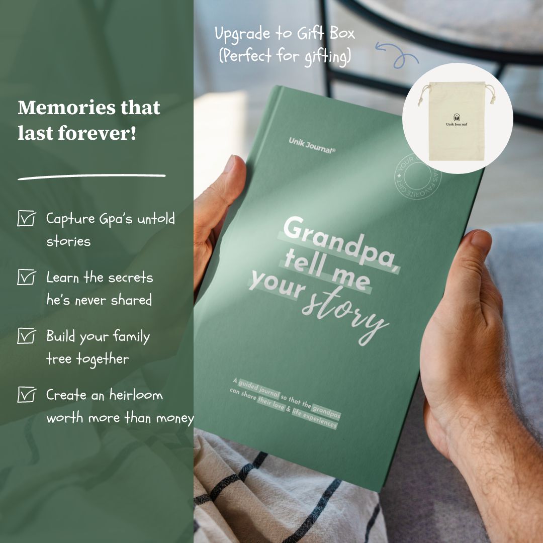 Guided Journal - Grandpa, tell me your story