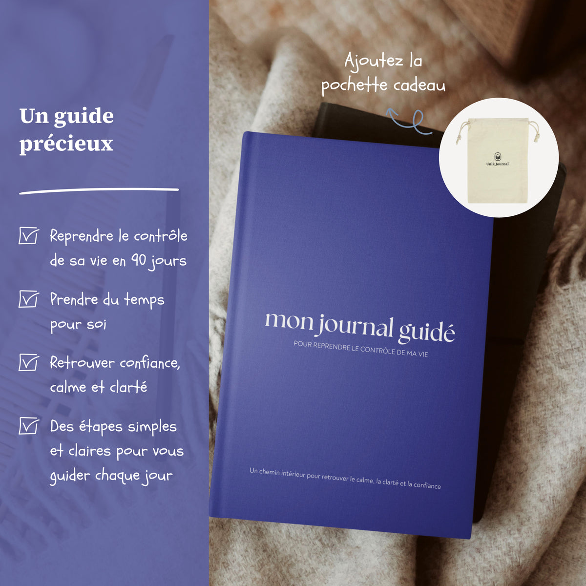 Mon journal guidé - Développement personnel, trouver mon chemin de vie