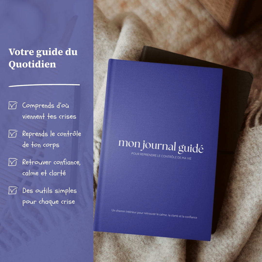 Mon journal guidé - guérir de l'anxiété, burn-out, rupture..