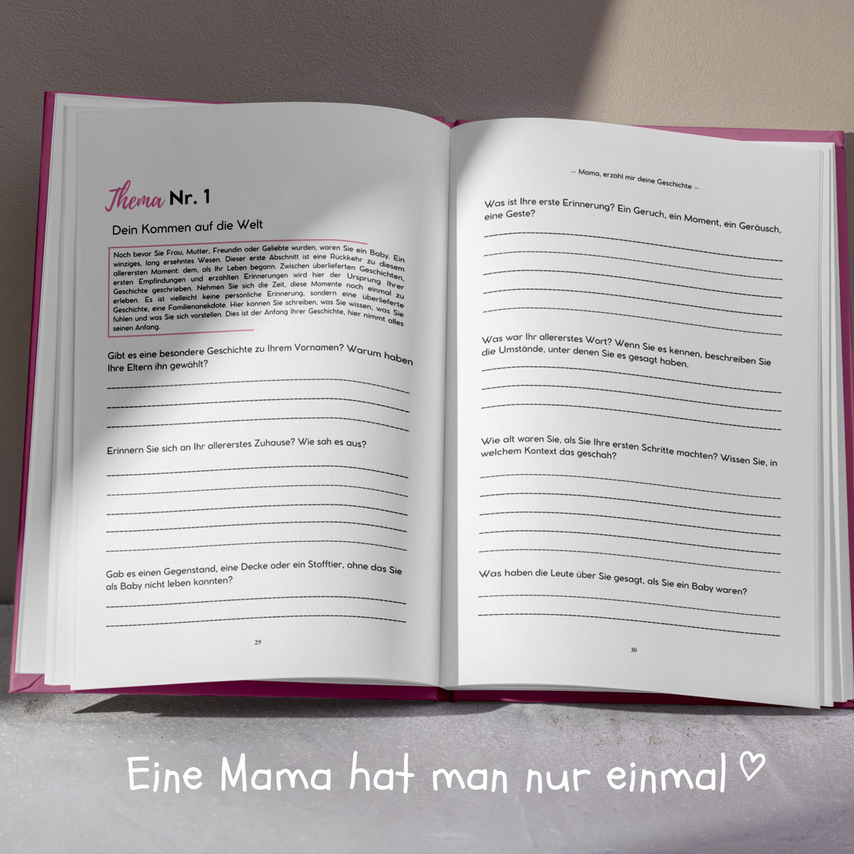Erinnerungsbuch für Mamas