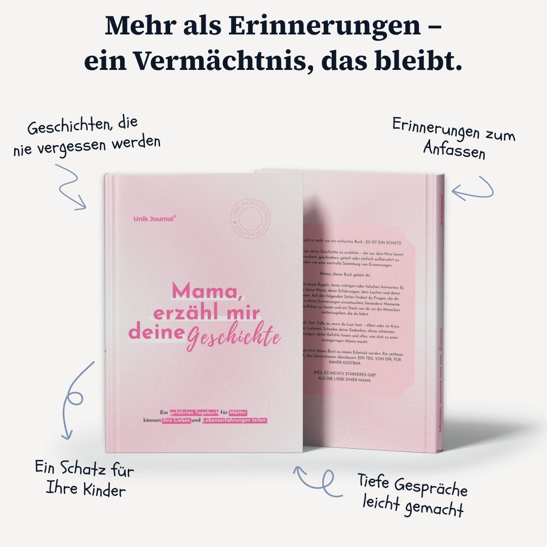 Geführtes Tagebuch - Mama, erzähl mir deine Geschichte