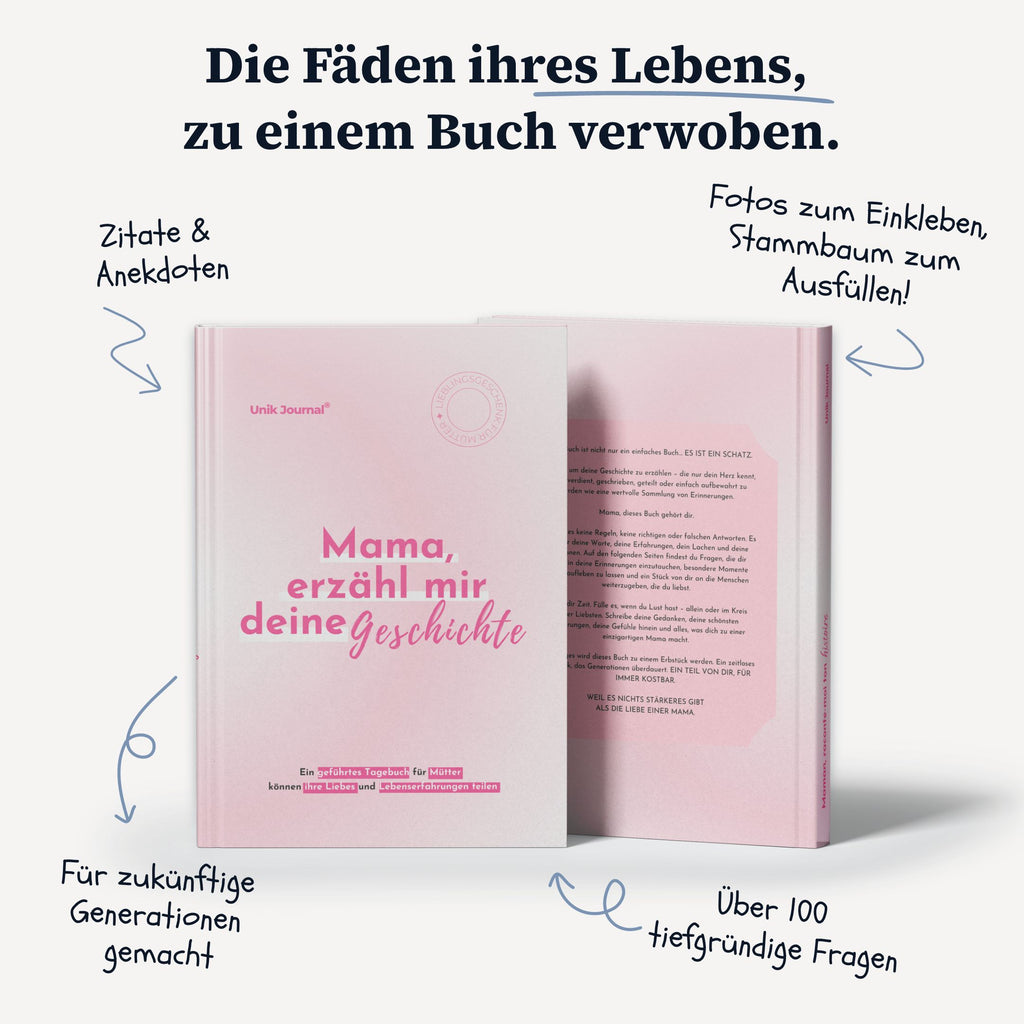 Geführtes Journal - Mama, erzähl mir deine Geschichte