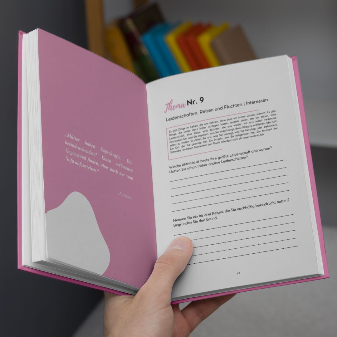 Geführtes Tagebuch - Mama, erzähl mir deine Geschichte