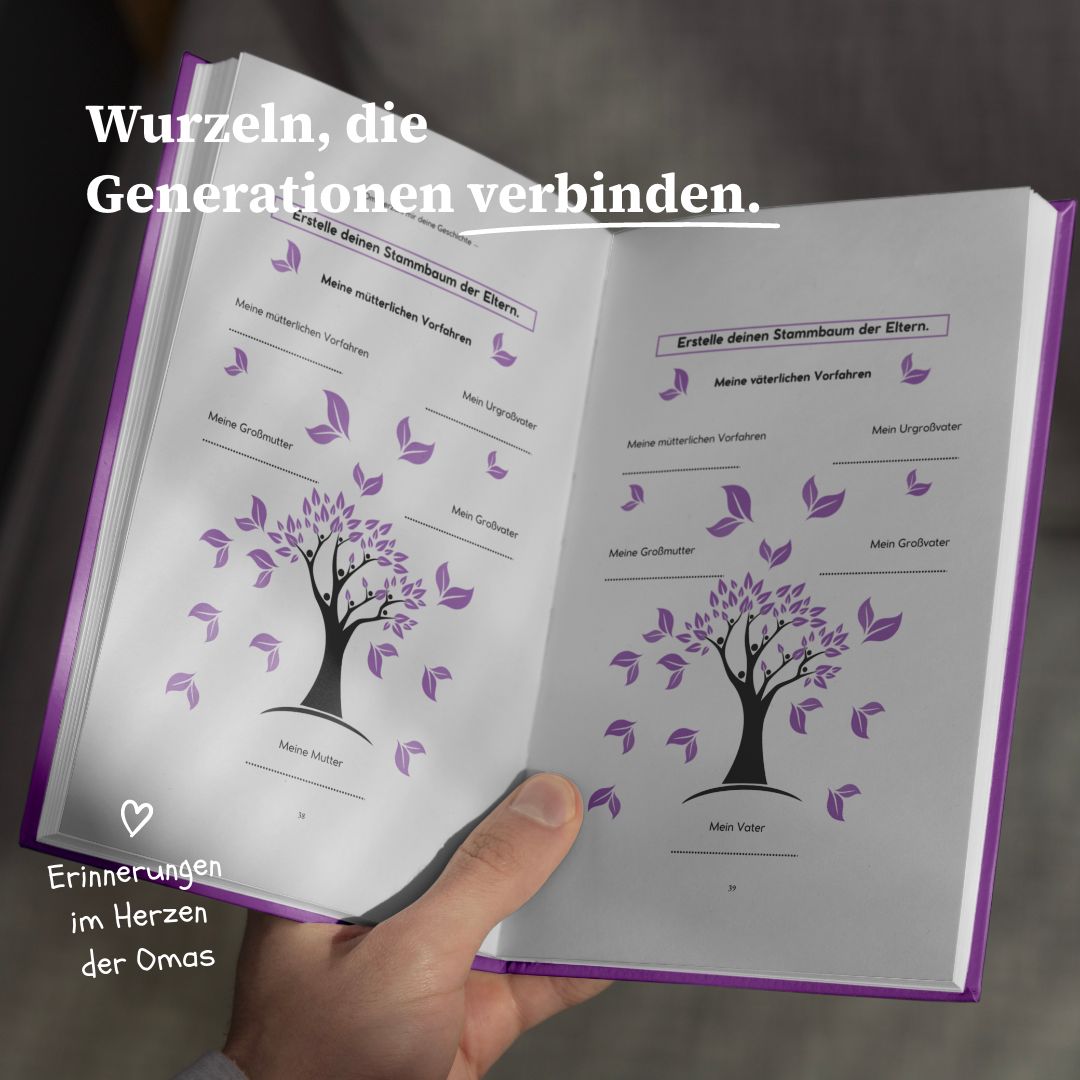 Geführtes Tagebuch - Oma, erzähl mir deine Geschichte
