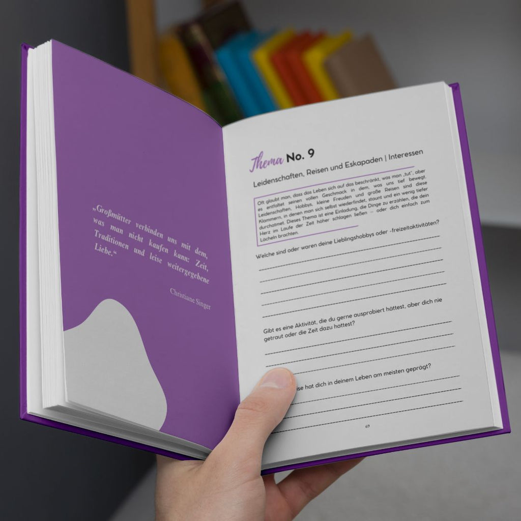 Geführtes Tagebuch - Oma, erzähl mir deine Geschichte