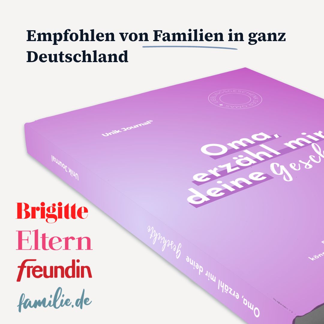 Geführtes Tagebuch - Oma, erzähl mir deine Geschichte