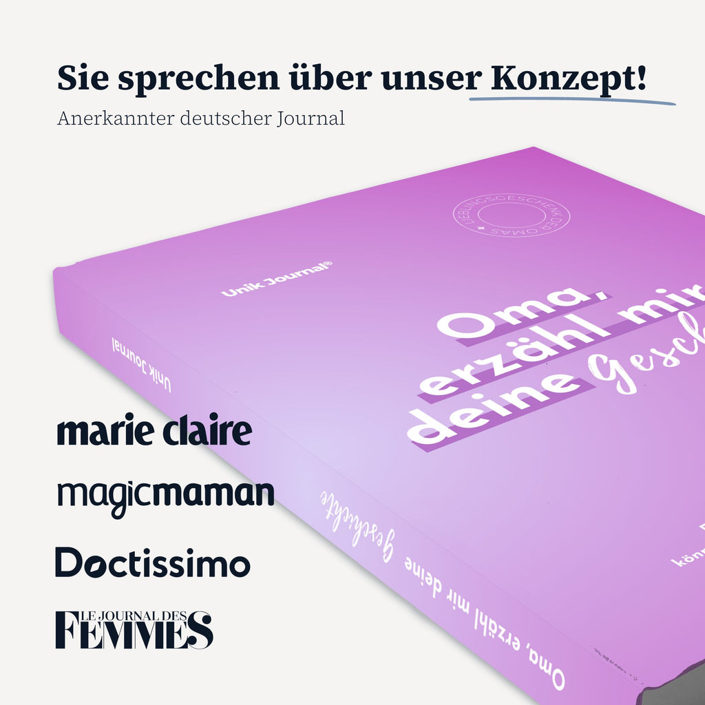 Geführtes Journal - Oma, erzähl mir deine Geschichte