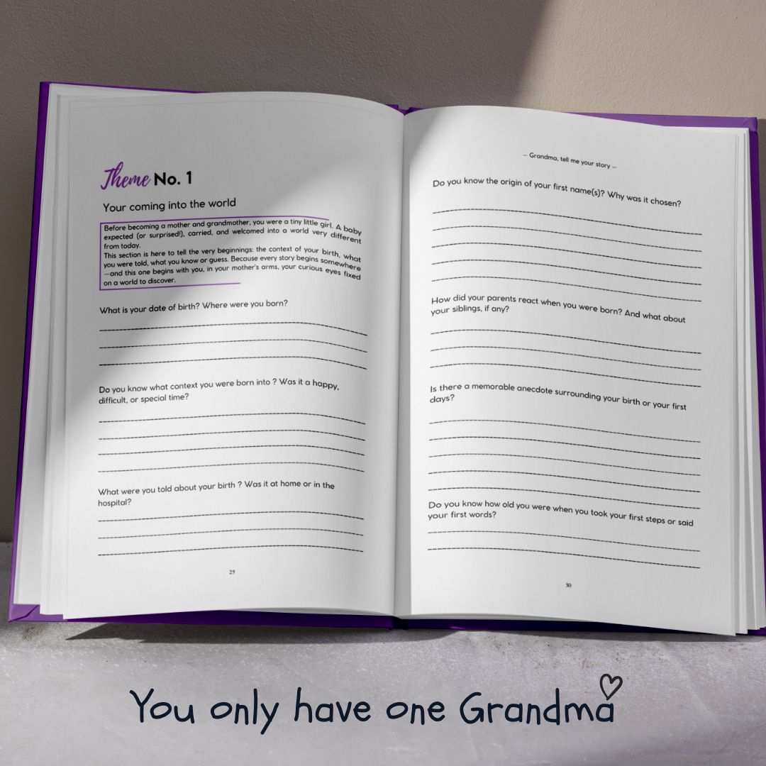 Guided Journal - Grandma, tell me your story