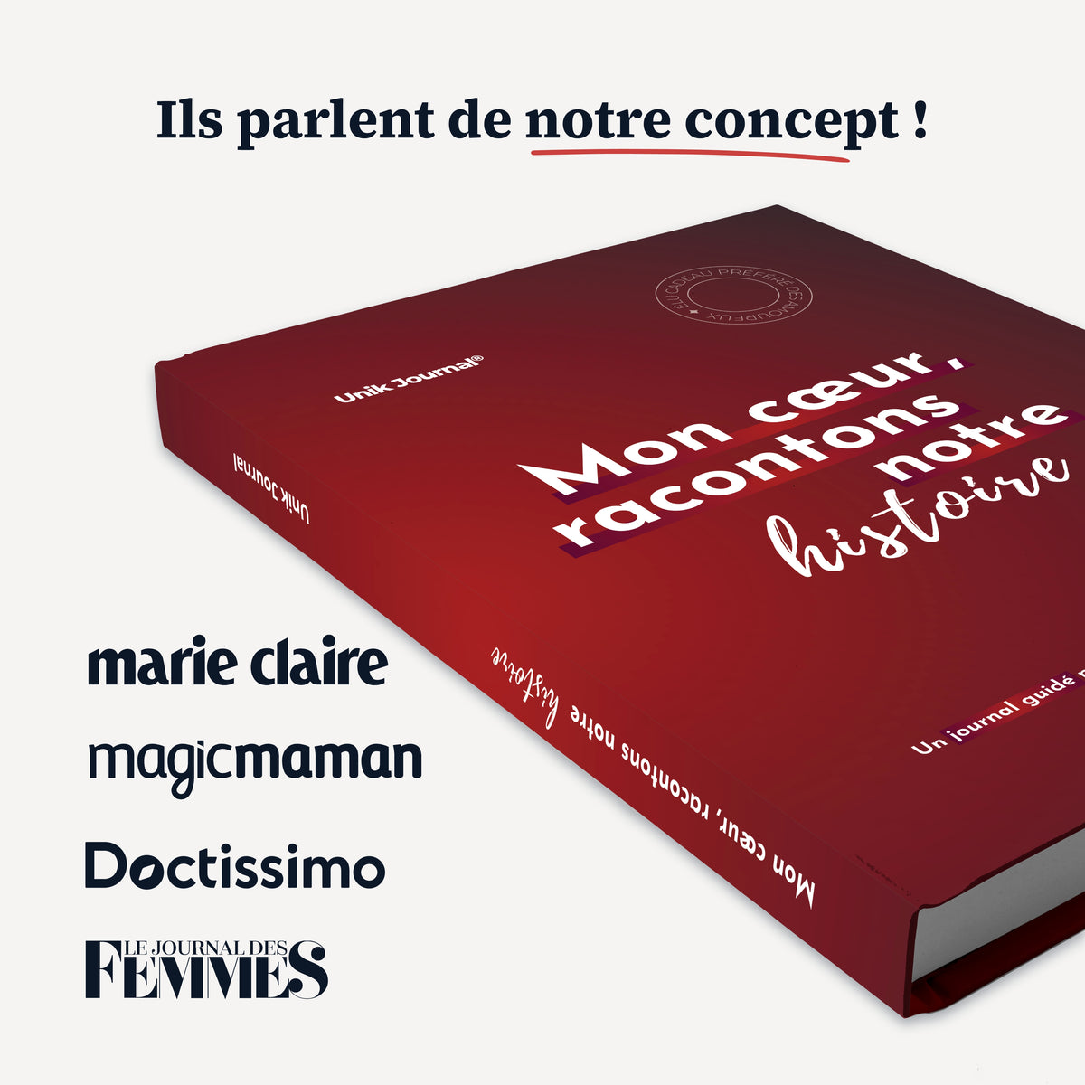 Journal guidé - Mon cœur, racontons notre histoire