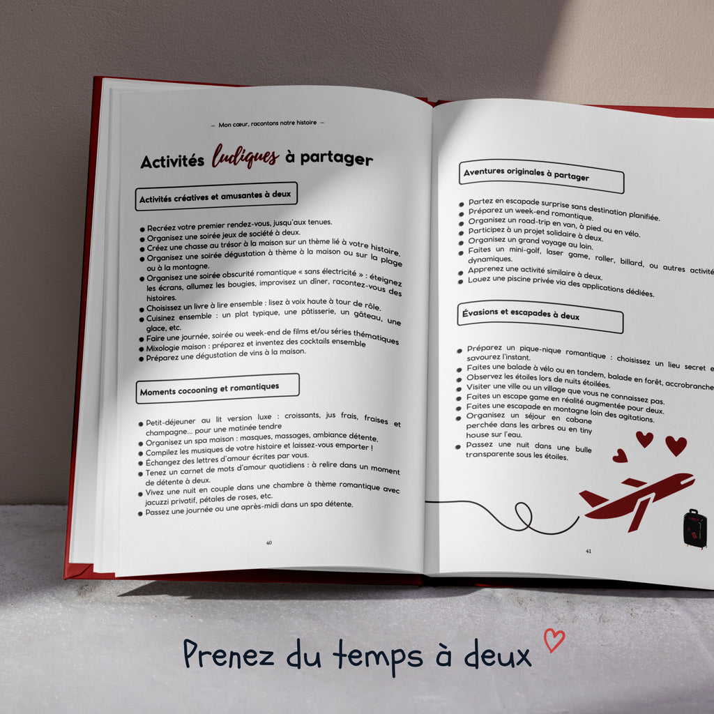 Journal guidé - Mon cœur, racontons notre histoire