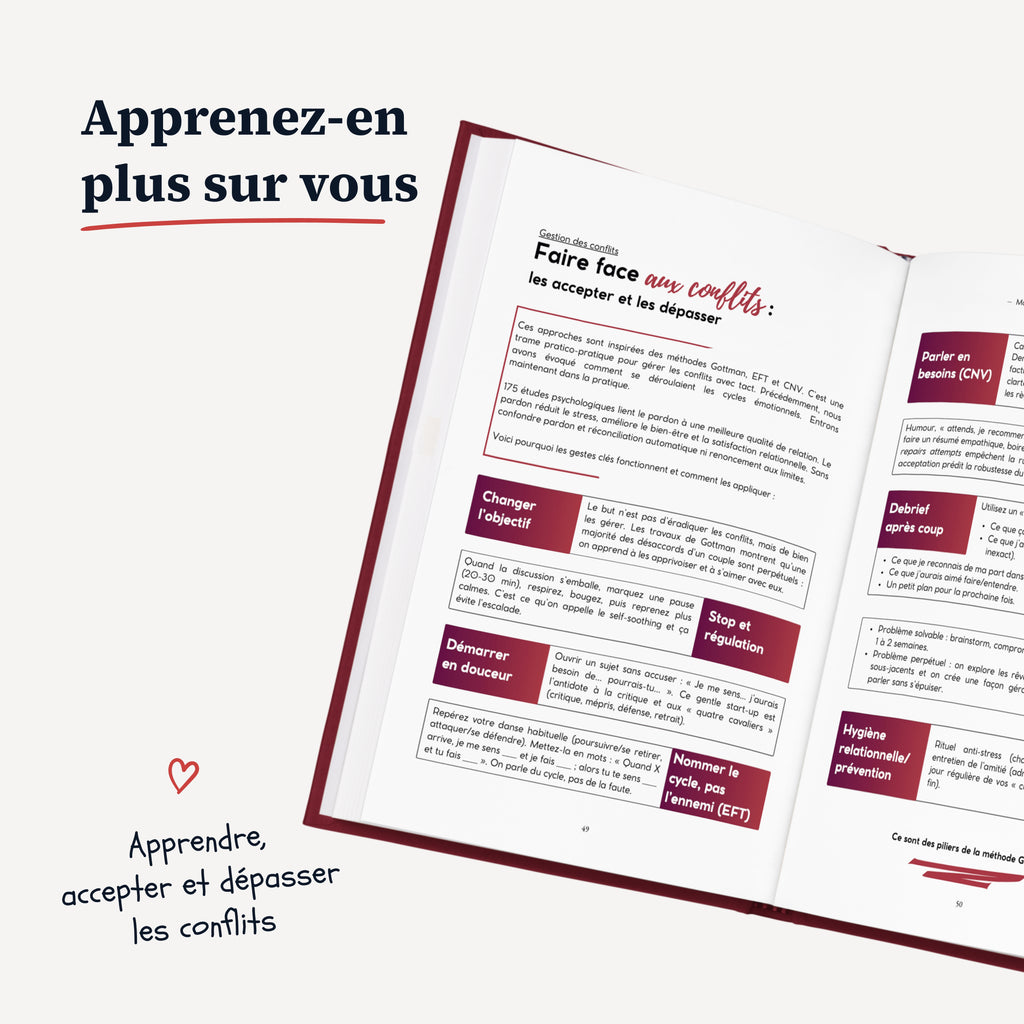 Journal guidé - Mon cœur, racontons notre histoire