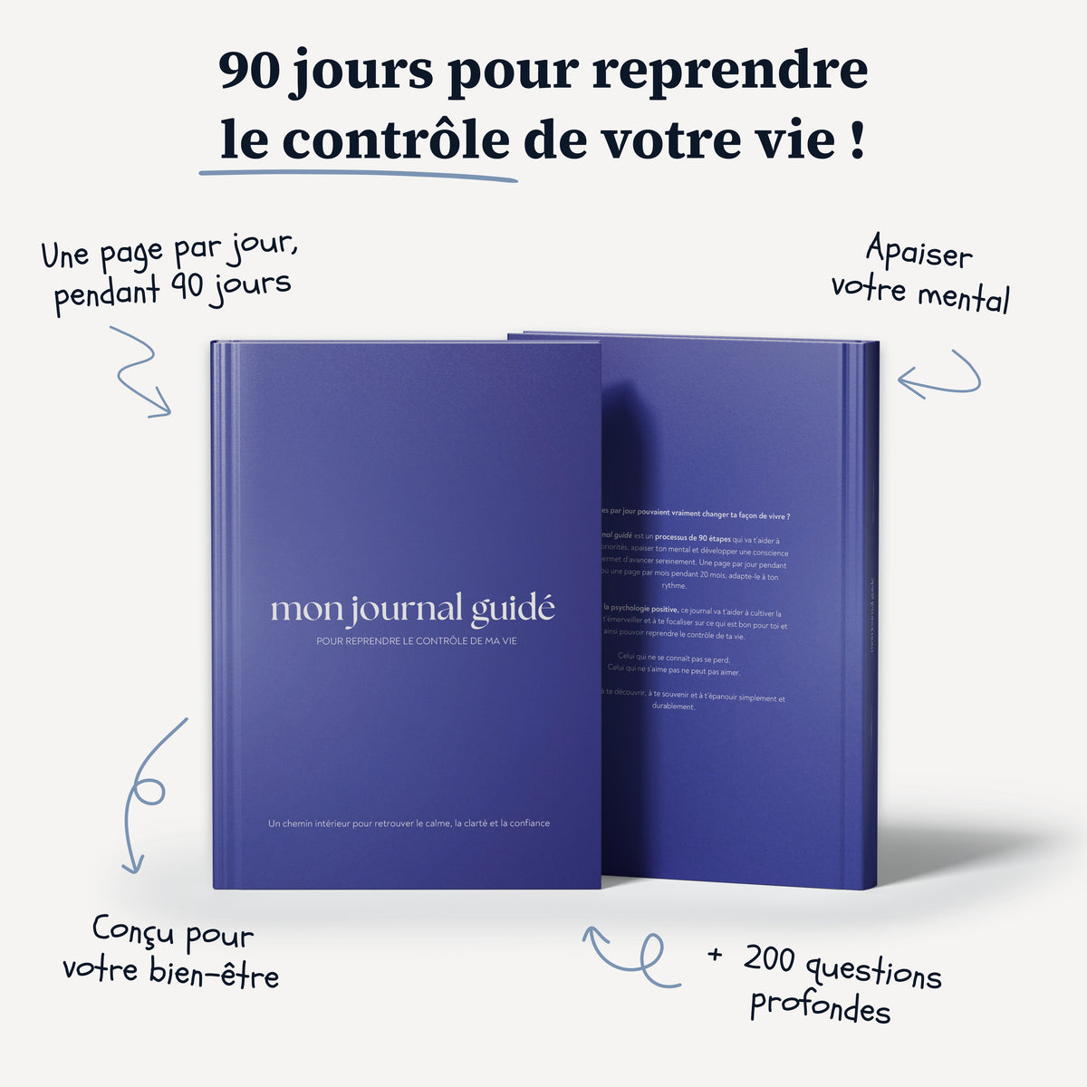 Mon journal guidé - Développement personnel, trouver mon chemin de vie