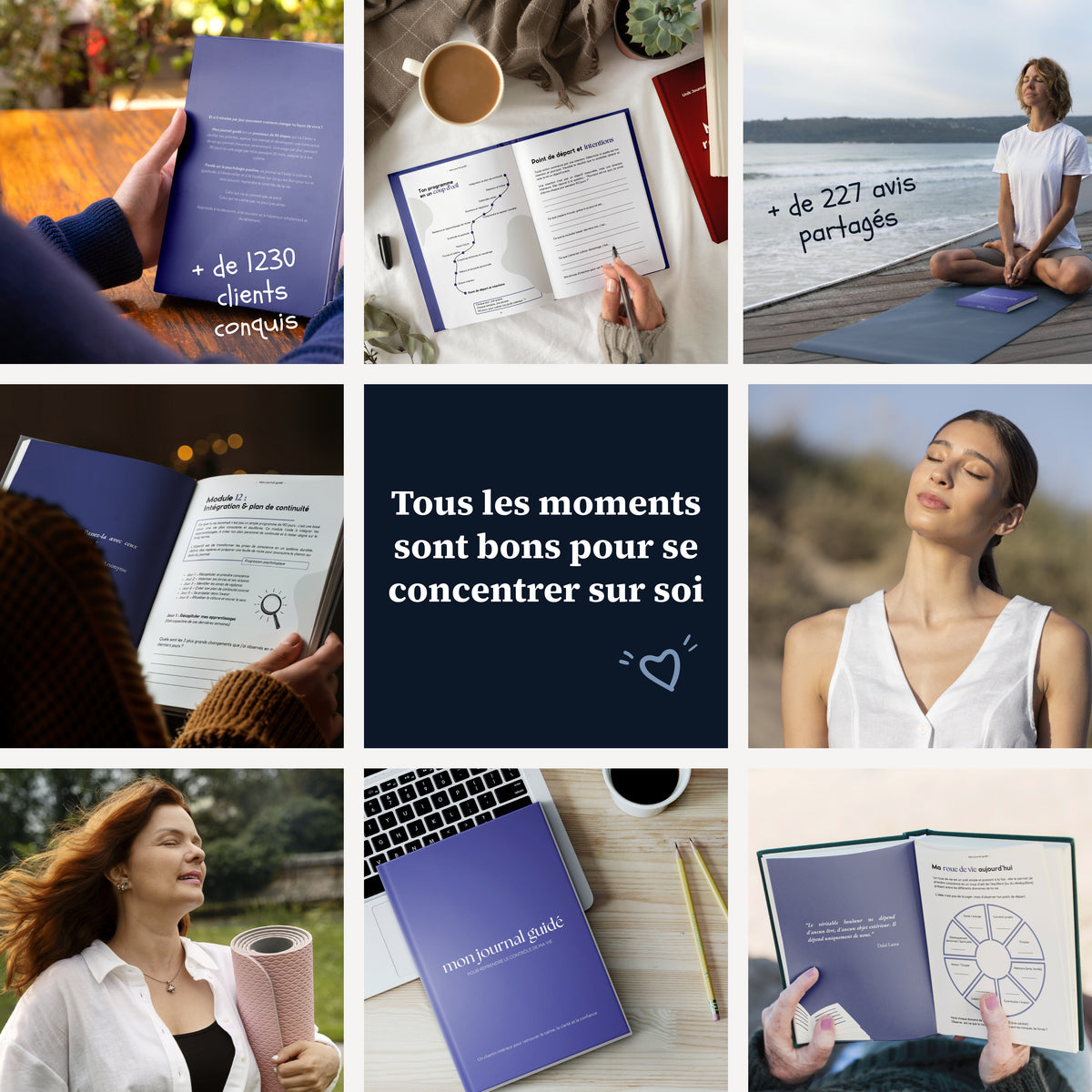 Mon journal guidé - Développement personnel, trouver mon chemin de vie