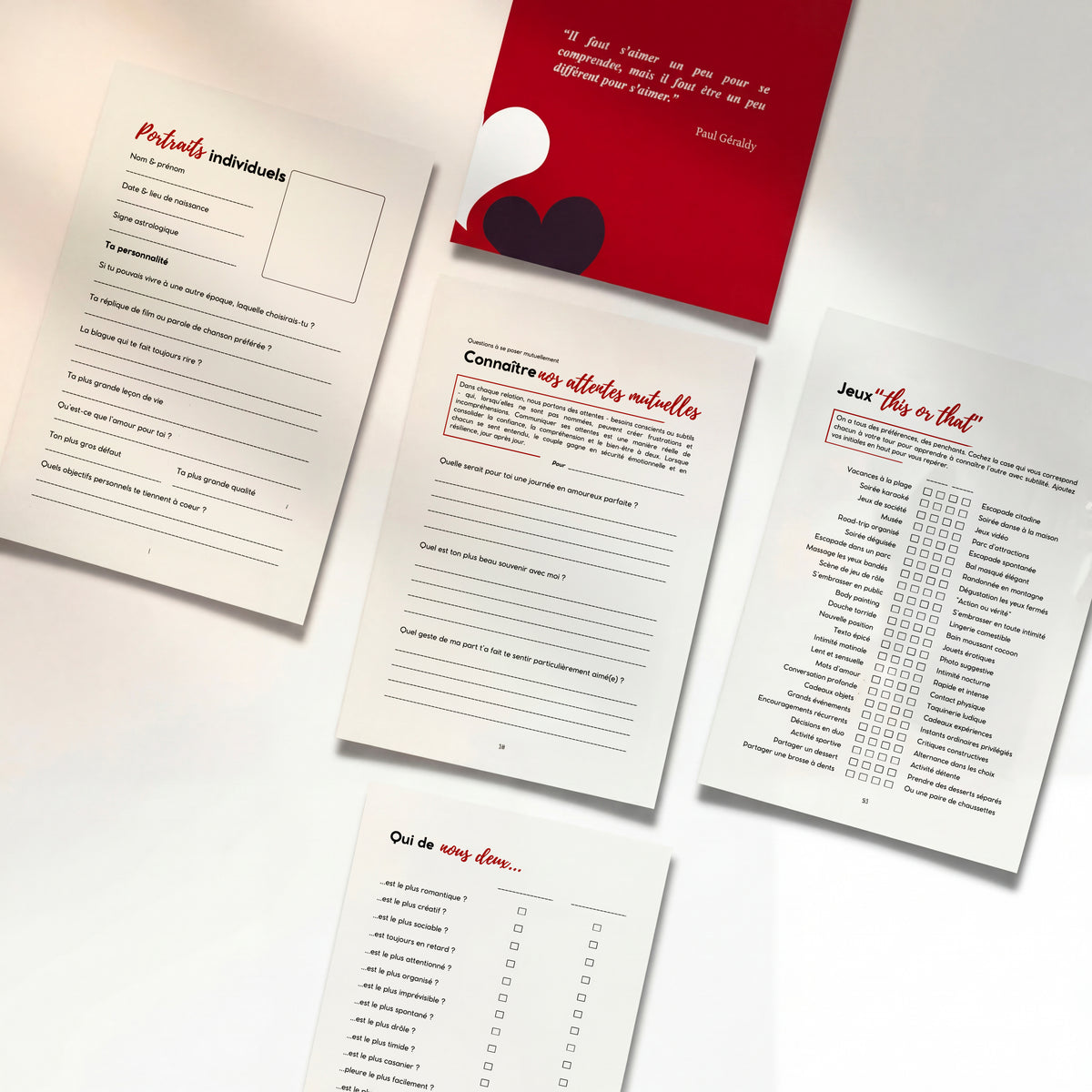 Journal guidé - Mon cœur, racontons notre histoire