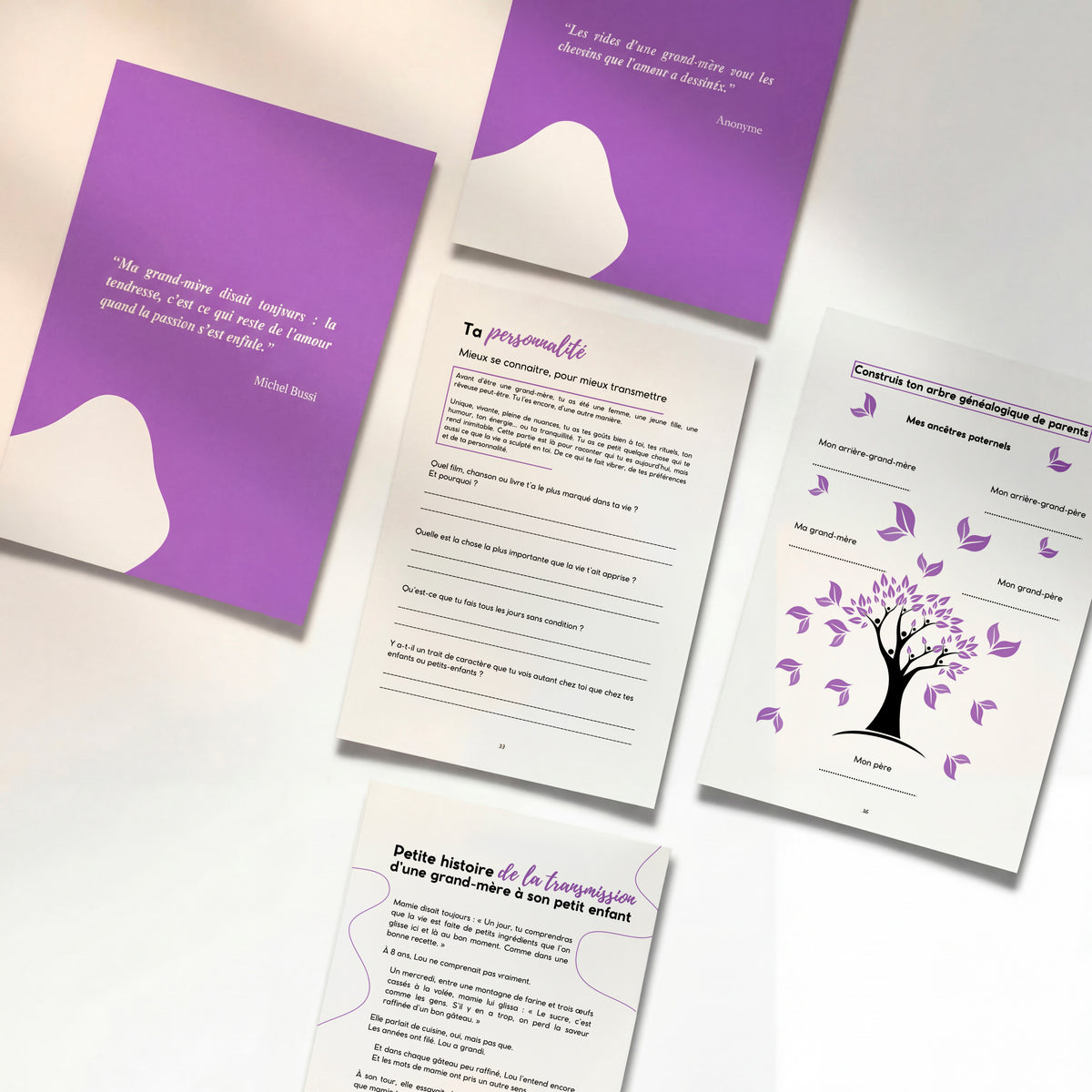 Journal guidé - Mamie, raconte-moi ton histoire