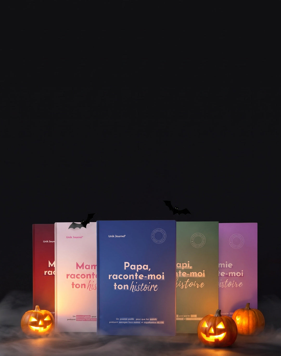 Journaux Unik Journal et citrouilles d'Halloween