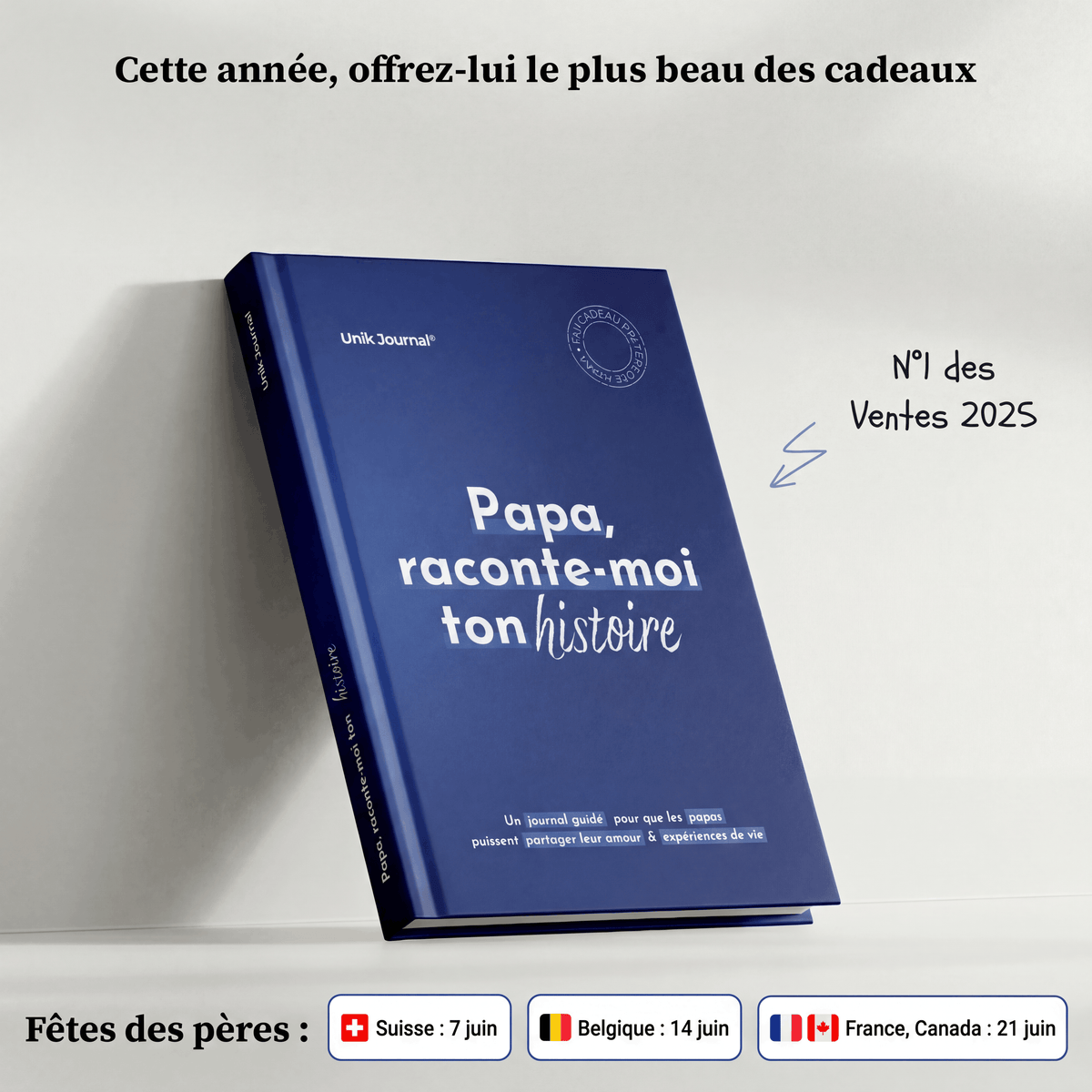 Journal guidé - Papa, raconte-moi ton histoire