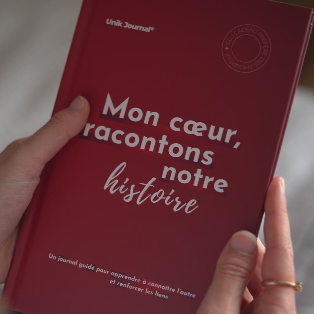 Journal guidé - Mon cœur, racontons notre histoire